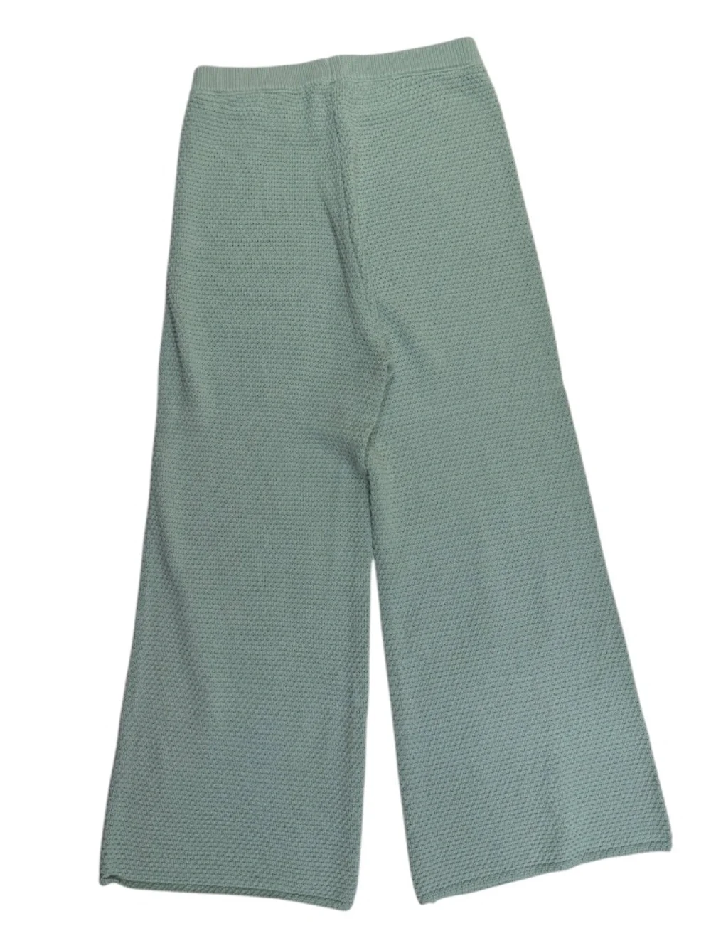 Free People Hailee Waffle Knit Lounge Set Sage Green Small 2 Piece